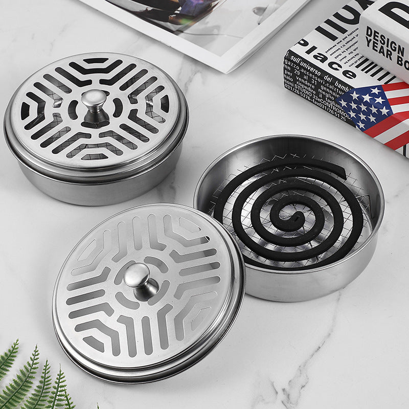 Portable Stainless Steel Mosquito Coil Holder