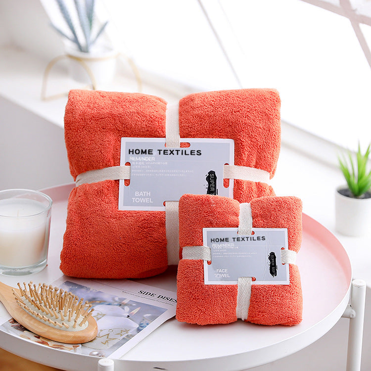 Soft and Absorbent Towel Set for Home and Spa Use