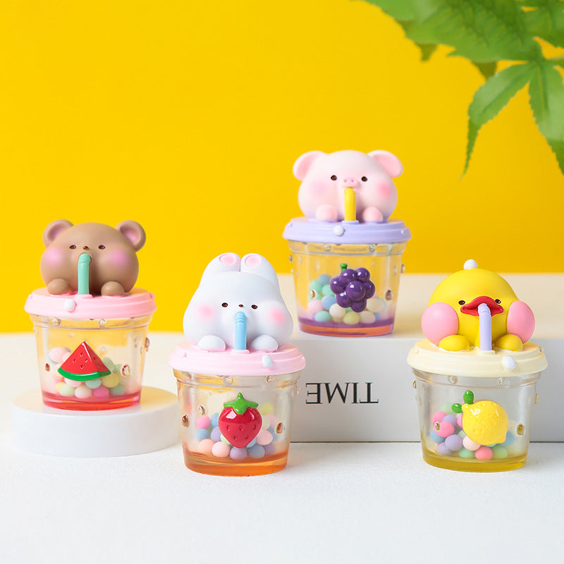 Adorable Animal Resin Desktop Figurines for Decoration and Collection