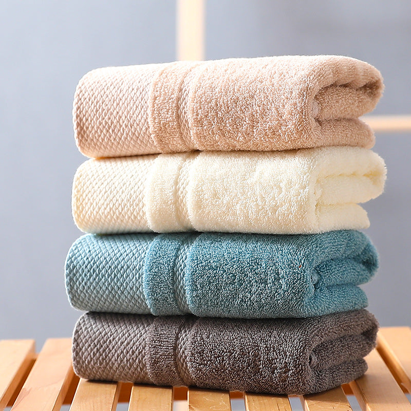 Thick and Lint-Free Solid Color Cotton Washcloth