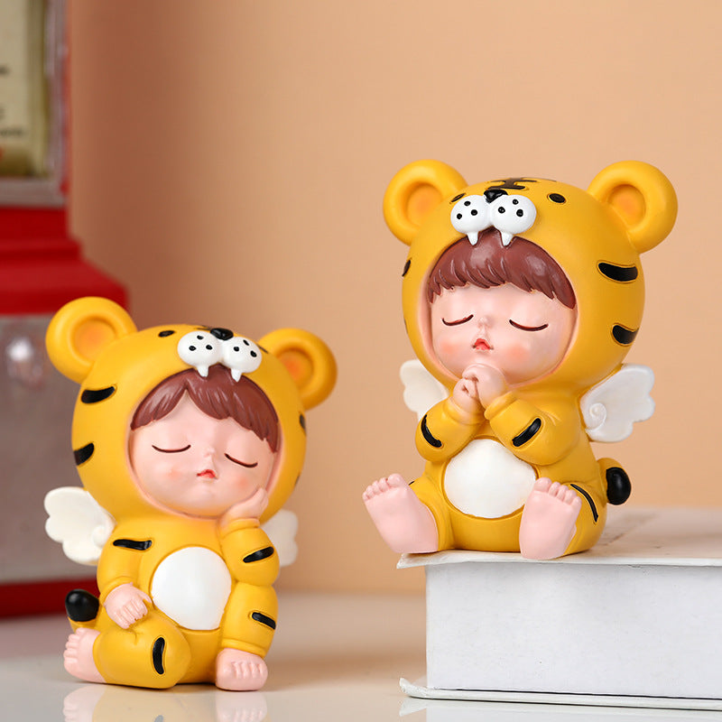 Tiger Home Resin Ornaments, HG0142