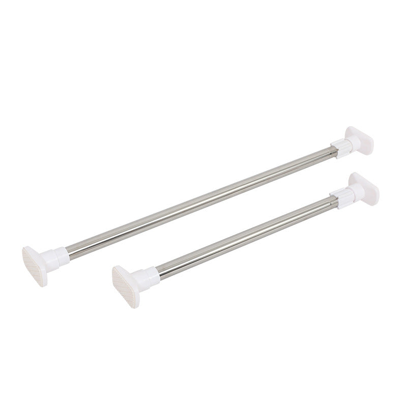 No-Drill Bathroom Shower Curtain Rod