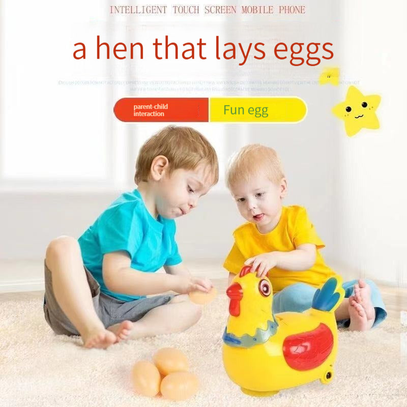 Walk Lay Eggs Sing Hen Rooster Electric Toys