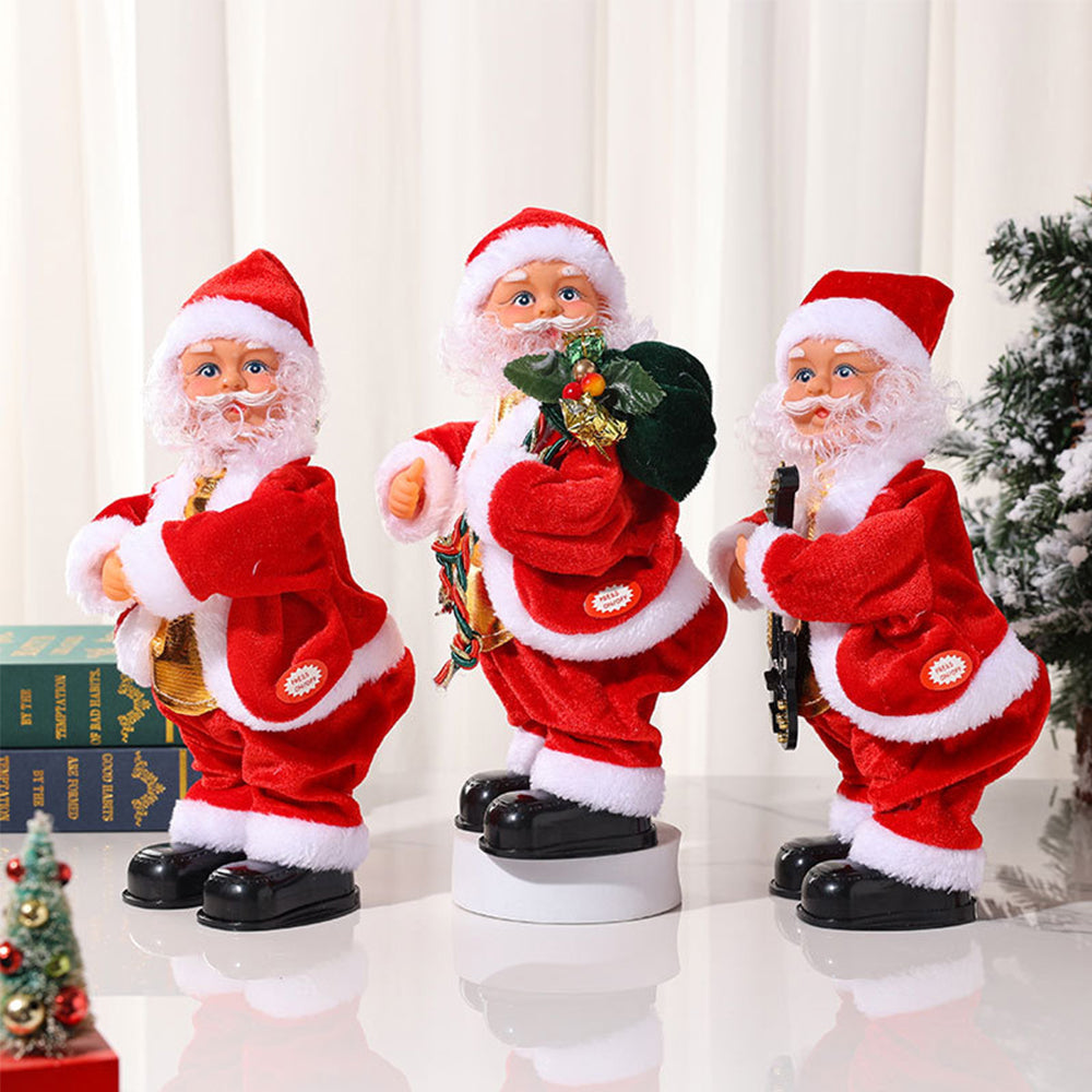 Christmas Electric Musical Hip Dancing Santa Claus Doll Toys