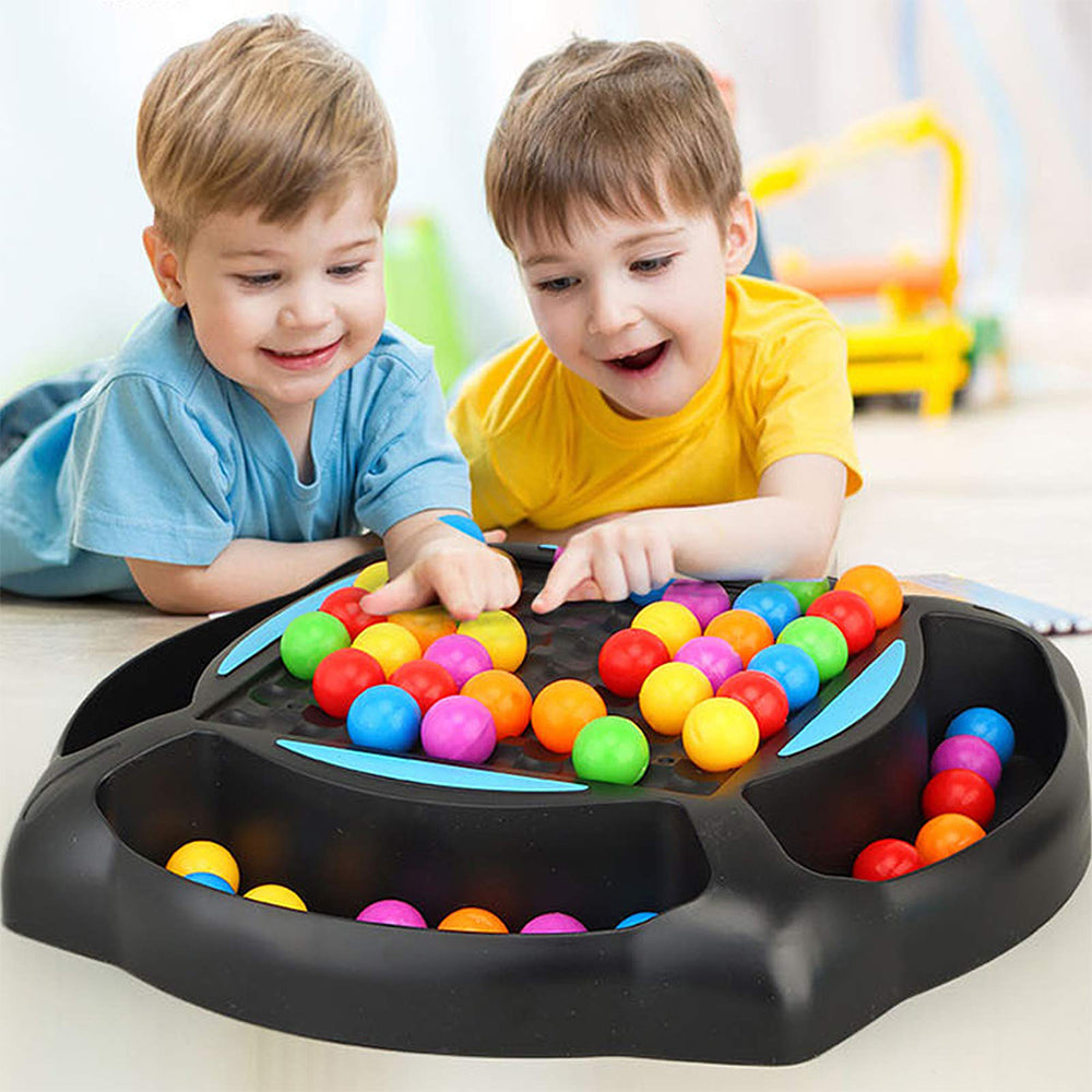 Interactive Rainbow Ball Elimination Board Game Educational Kids Toys