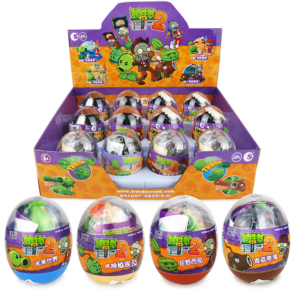 One Piece Plants vs Zombies Capsule Puzzle Blind Box Kids Toys