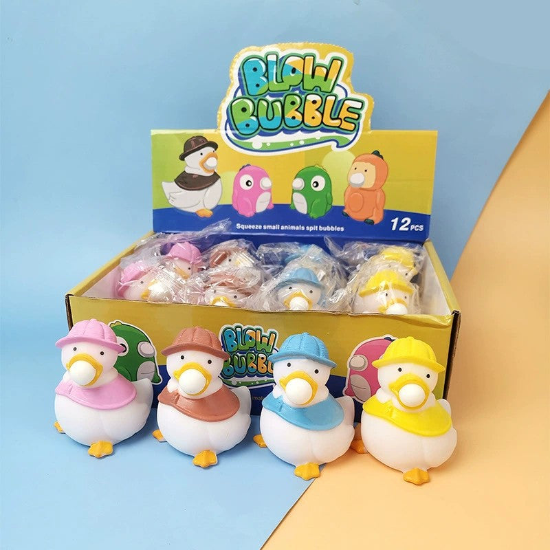 Popular Bubble-Squeezing Tangle Duck Stress Toys