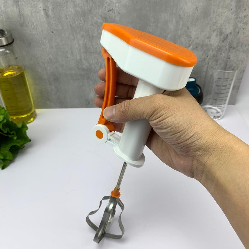 Semi-automatic Egg Beater Creative Semi-automatic Mixer Kitchen Whipped Cream Manual Hand-held Mixer