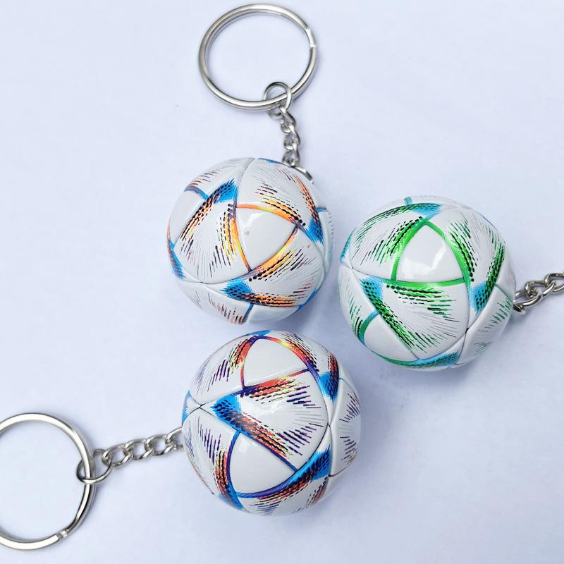 2022 Qatar World Cup Soccer Memorabilia Fan Keychain