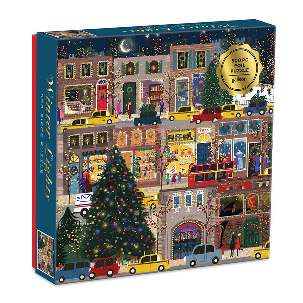 500 Piece Christmas Day Night Jigsaw Puzzle Toys